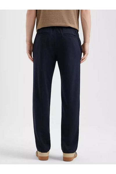 QS by s.Oliver Q/S by s.Oliver Men's Chino Pants, Jersey Jogger, Dark Navy