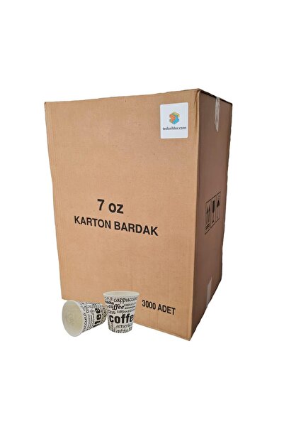 BENCAP Karton Bardak 7 oz 1 Koli 3000 Adet