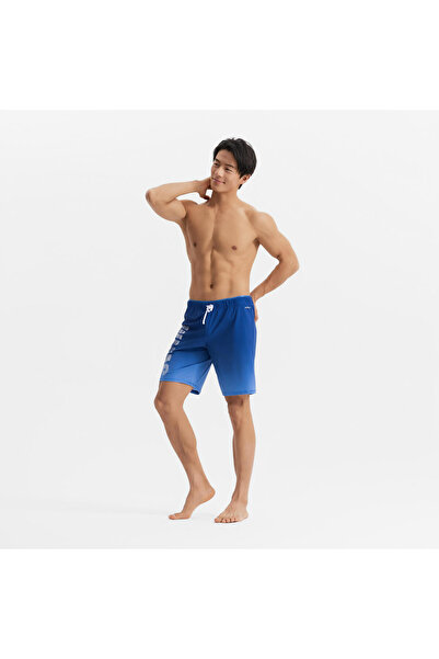 Decathlon Nabaiji Erkek Uzun Deniz Şortu - Mavi - 100