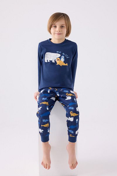 Rolypoly Boy's Blue Pajama Set