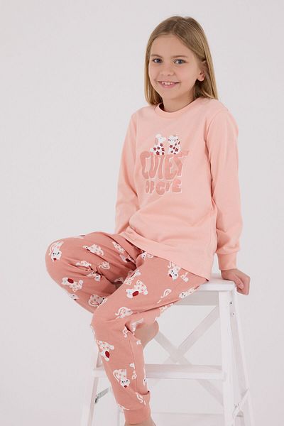 Rolypoly Girl's Orange Pajama Set