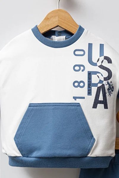 U.S. Polo Assn. U.S. Polo Assn Baby Boy Blue Baby Sets