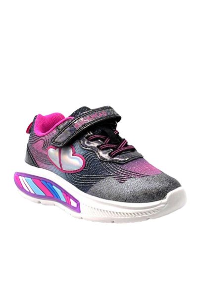 BUCKHEAD Children's Lighted Leather Daily Shoes Buck3042 Nina