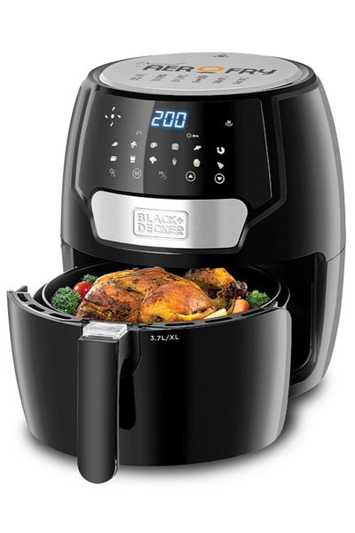Black&Decker Black+Decker 4.0L Air Fryer, Hand Blender, 21.6W Dust Buster, Breakfast Set, 2200W Steam Iron