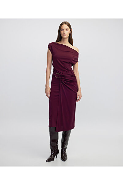 İpekyol Metal tokalı örme elbise