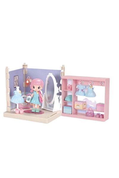 Danex Set Garderoba, Danex, pentru Casa de Papusi, Tinute si Accesorii Comple...