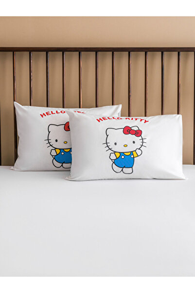 LC Waikiki White Hello Kitty Printed Pillow Case Set of 2 50X70 cm