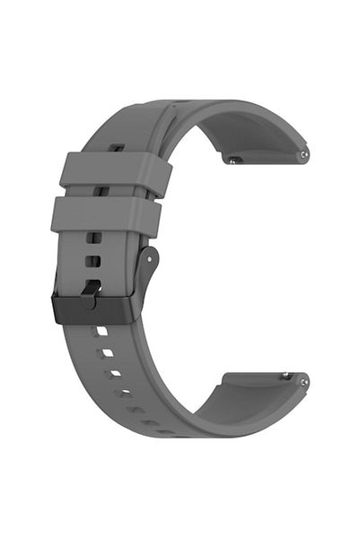 Flo Watch Strap for Samsung Galaxy Watch4 40mm, G51, Silicone, Titanium Grey