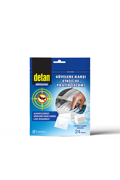 Detan Güvesavar Poşetli 24'lü (3 ADET)