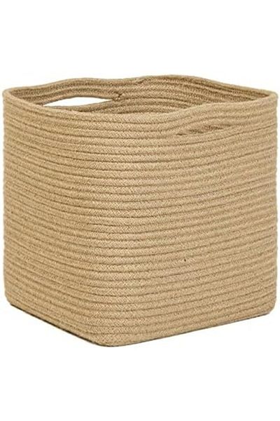 AC BOX Home Textile Jute Basket 30 X 30 X 30 cm Ac Box 861931