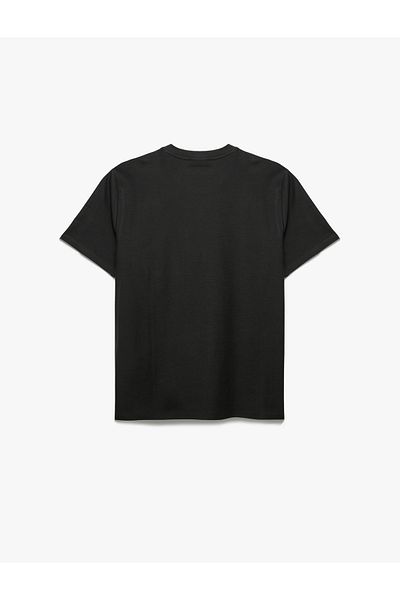 Koton Regular Fit Short Sleeve Cotton Pocket Detailed Crew Neck Basic T-Shirt