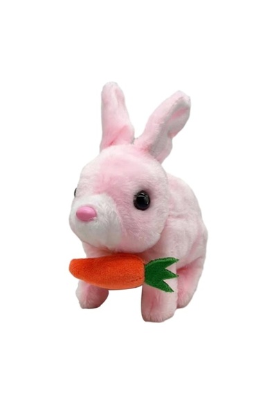 Erduran Pazarlama Pilli Sesli Zıplayan Hareketli Peluş Tavşan