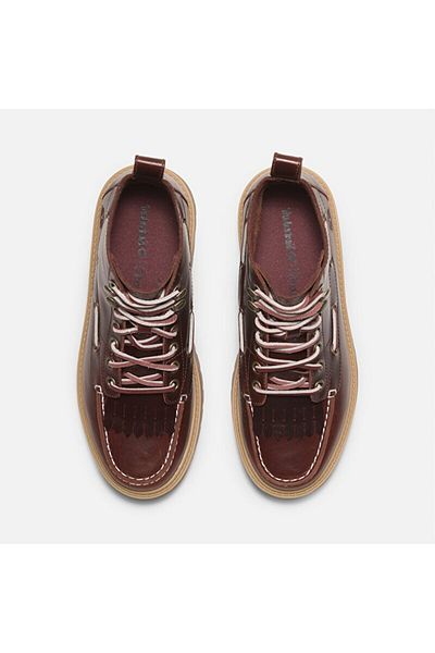 Timberland Stone Street Mid Lace up Boot Women's Burgundy Boots Tb0A27Yzeiw1