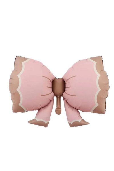 parti sürprizi Retro Pink Bow Shaped Foil Balloon 1 Piece