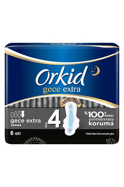 Orkid Ultra Extra Single Night Extra 6 Pieces
