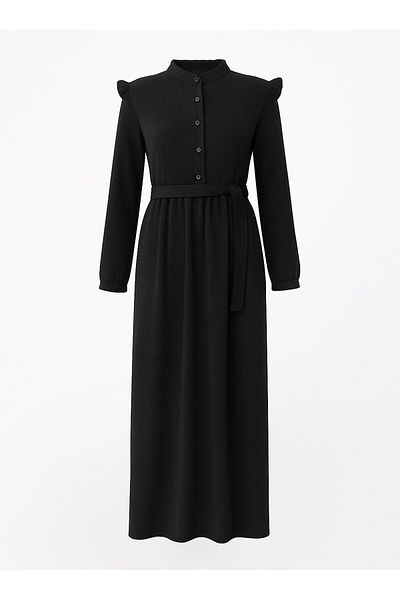 Moda Gazel Hijab Dress - Black - Moda Gazel