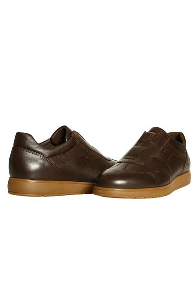 Platin Brown Leather Men's Loafer