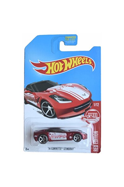 HOT WHEELS Masinuta metalica Hot Wheels '14 Corvette Stingray, Red Edition - Editia 2017, Target USA Exclusive,