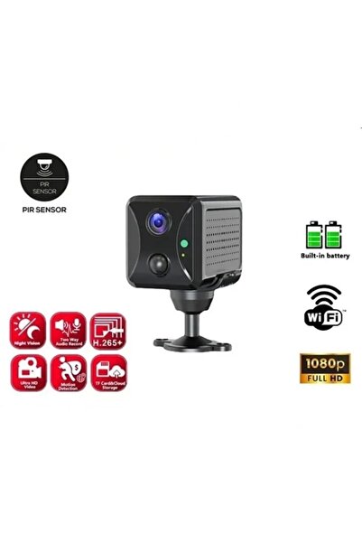Vothoon Mini Pır Sensörlü Algılamalı Sesli Konuşmalı 1080p Hd Wifi Kamera