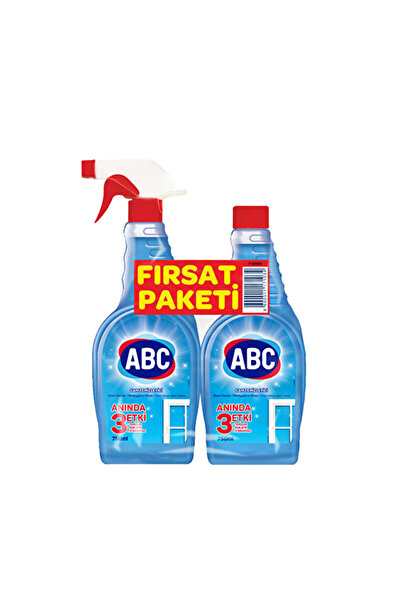 ABC 4 ADET Cam Temizleyici 750+750 ml