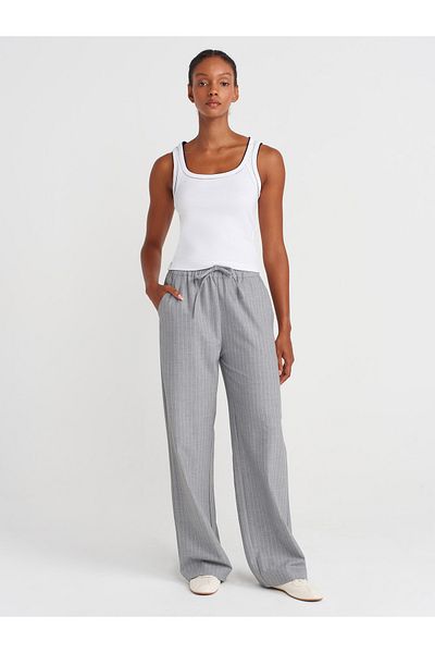 Dilvin 72151 Pajama Pants-Grey