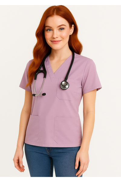 PIQUE Top pentru uniformă de asistentă UItralycra Spaniard - Top pentru uniformă de asistentă medicală Top pentru uniformă chirurgicală