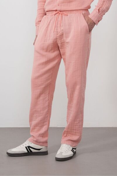 TÜZeMEN Washed Muslin Linen Pants