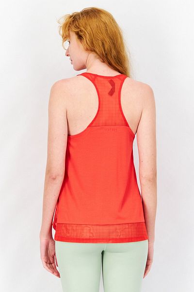 adidas Women Sportswear Fit Sleeveless Running Tank Top, Red