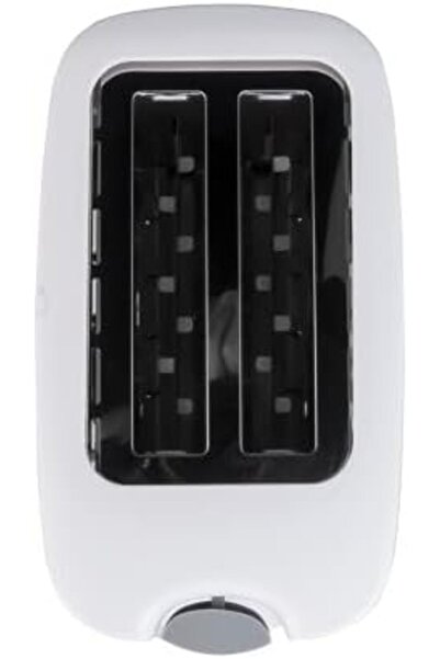 Afra Electric Breakfast Toaster, 700W, 2 Slots, Removable Crumb Tray, Plastic Body, White Finish