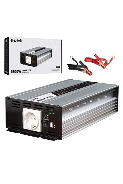 Powermaster S-Link Sl-1500W Dc12V-Ac230V 1500W İnverter