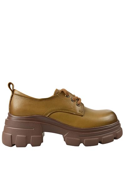 FORMAZIONE Casual shoes, women, FORMAZIONE, KM 1607 khaki, leather 40