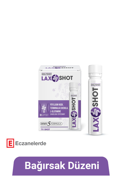 HANGOVERSHOT LaxShot, Bağırsak ve Sindirim Sistemi Düzenleyici, , Gaz, Şişkinlik İçin Lax Shot