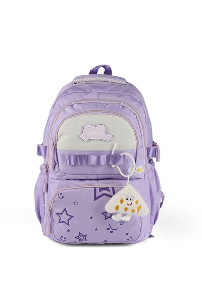 Royal Glow Geantă de școală Sweet Girl cu jucărie și cadou de accesorii din țesătură de lux de calitate
