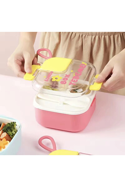 Evistro Stainless Steel Leakproof Storage Container with Spoon Nutrition Cont...