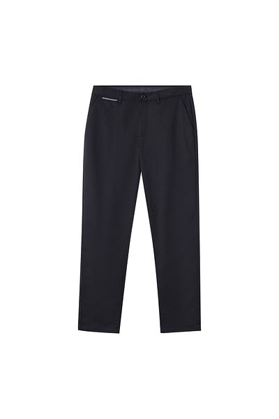 Giordano Men's Tapered Khakis - Comfortable Mid-Rise Twill Pants
