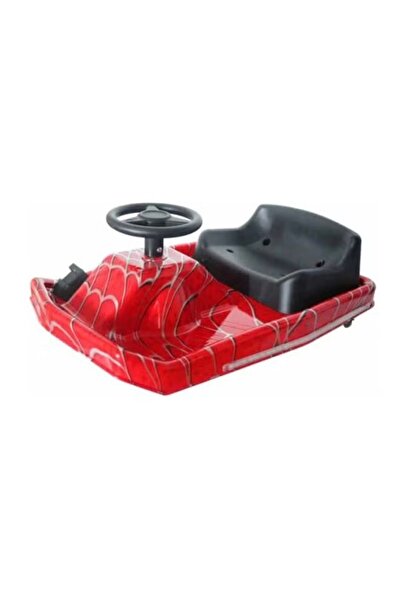rexa سكوتر كهربائي كريزي كارت 360° دريفتنج - أحمر (80×38×52 سم)
