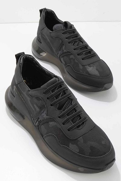 Bambi Men's Black Sneakers E 01611120103