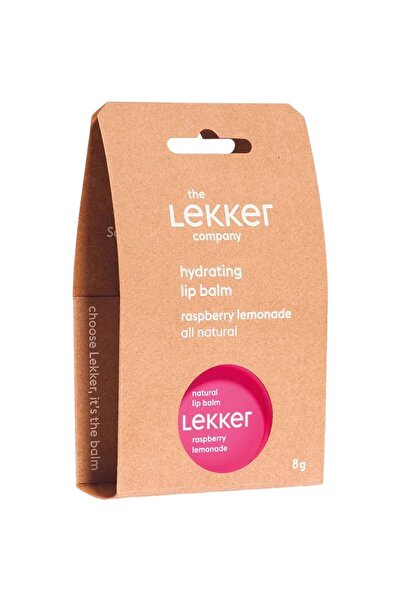 LEKKER Balsam de buze hidratant crema cu aroma de limonada de zmeura Raspberr...