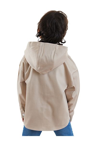 Denokids Dino Oversize Gabardine Boy's Shirt Jacket