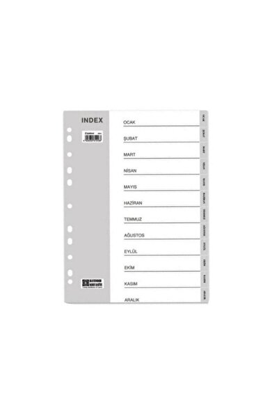 Generic Brand Separator A4 Aylar Ocak-Decembrie IX912 (Prețul este pentru 1 b...