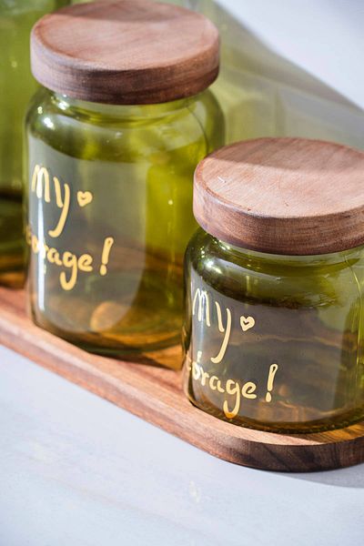 ACAR Pierre Acacia Jar Set with Lid