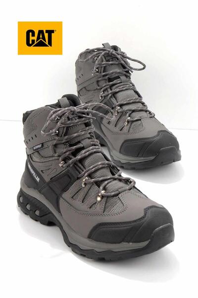 Caterpillar Füme Erkek Deri Waterproof Bot NUEVA