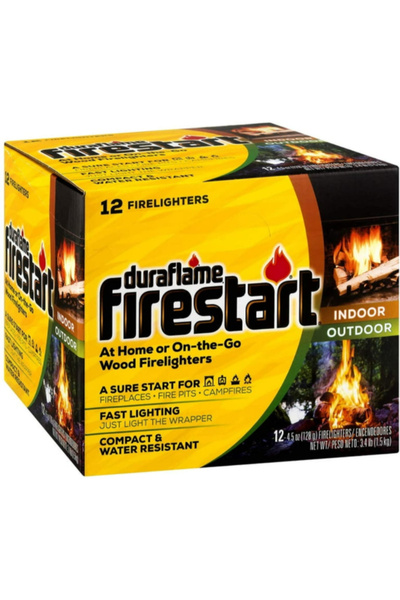 Duraflame 12-Piece At Home or On-the-Go Wood Firelighters 128g
