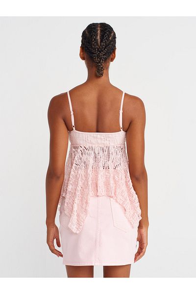 Dilvin 31917 Strap Lace Top-Light Powder