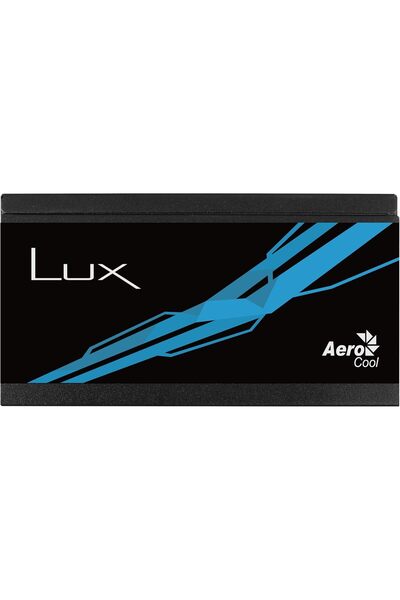 AEROCOOL LUX 750W Power Supply 230V APFC UK Box | High-Performance ATX PSU with 80+ Efficiency, Silent 12cm