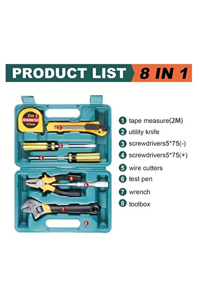 OEM Trusă de scule pentru reparații auto și casnice, cutie de depozitare de înaltă calitate, verde închis