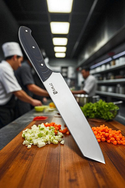 SürLaz Şef Bıçağı Premium Hediyelik Bıçak İsme Özel Bıçak Werzalit Sap El Yap...