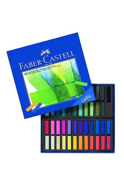 Faber Castell 48‑Piece Creative Studio Goldfaber Soft Pastel Set – Multicolour