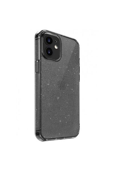 uniq Θήκη LifePro με γκλίτερ και λαμπερή υφή για iPhone 12 Mini (Γκρι)