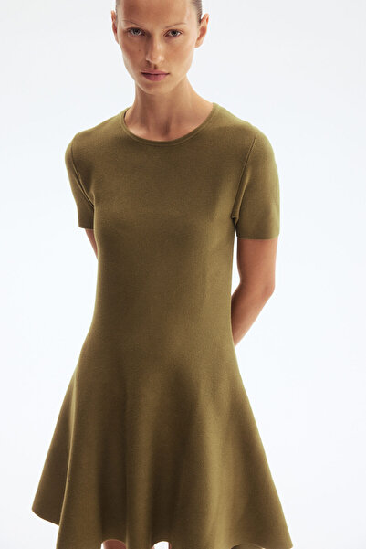 H&M Lastik Örgülü Elbise